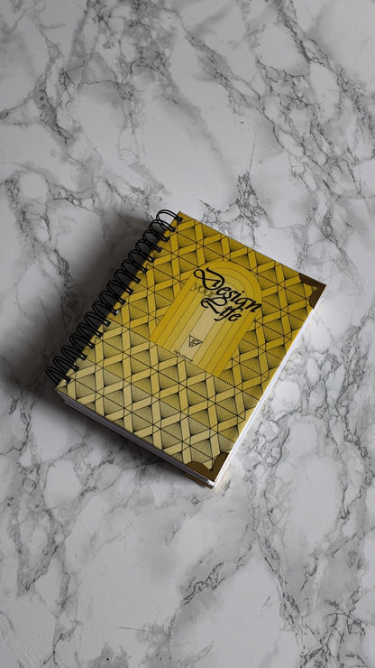 Finouss Planner A5 - journalier 6 mois - delta - jaune