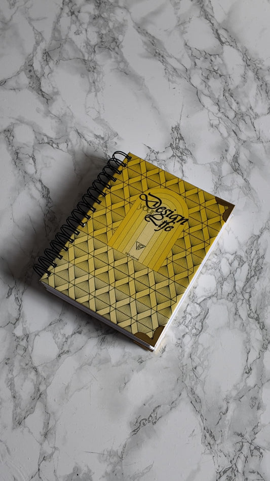 Finouss Planner A5 - journalier 6 mois - delta - jaune