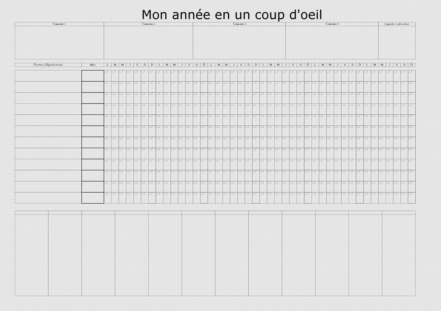Calendrier Géant