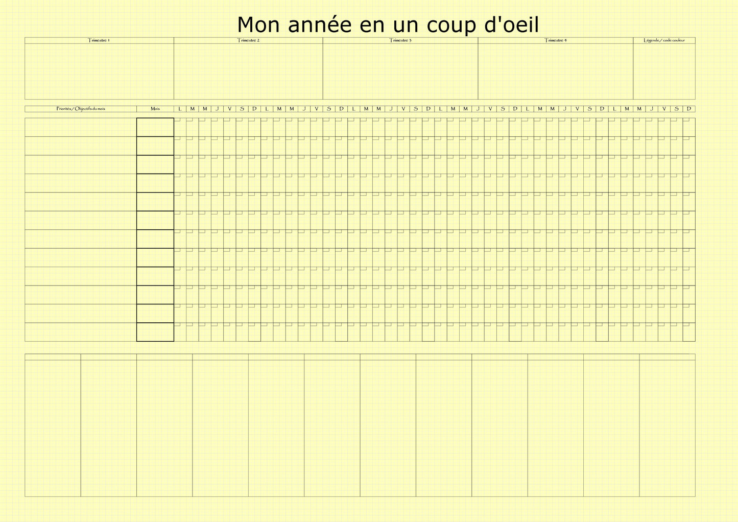Calendrier Géant