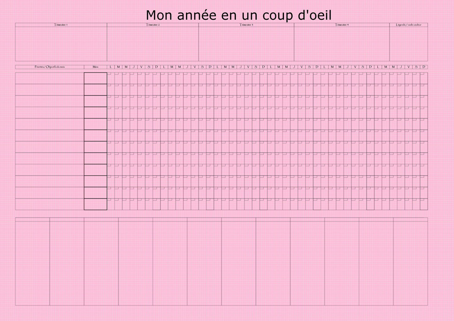 Calendrier Géant