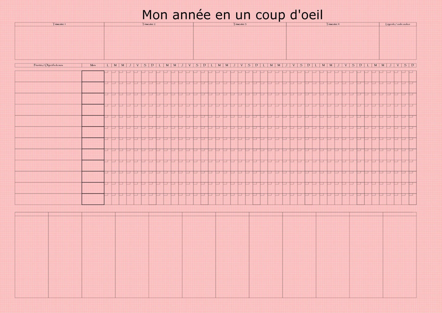 Calendrier Géant