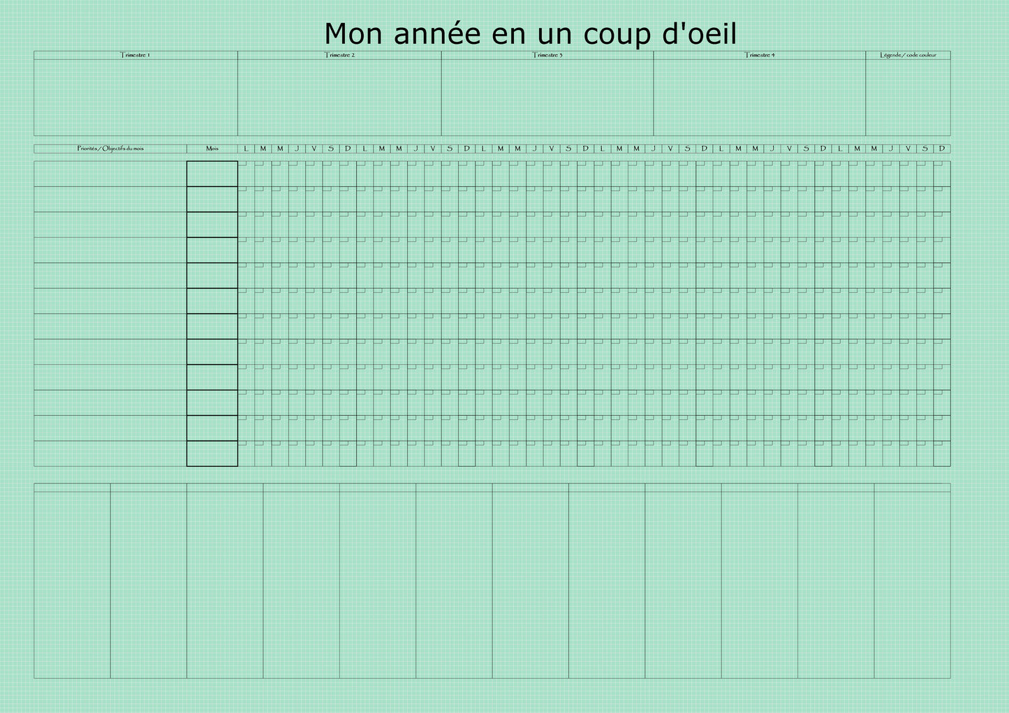 Calendrier Géant