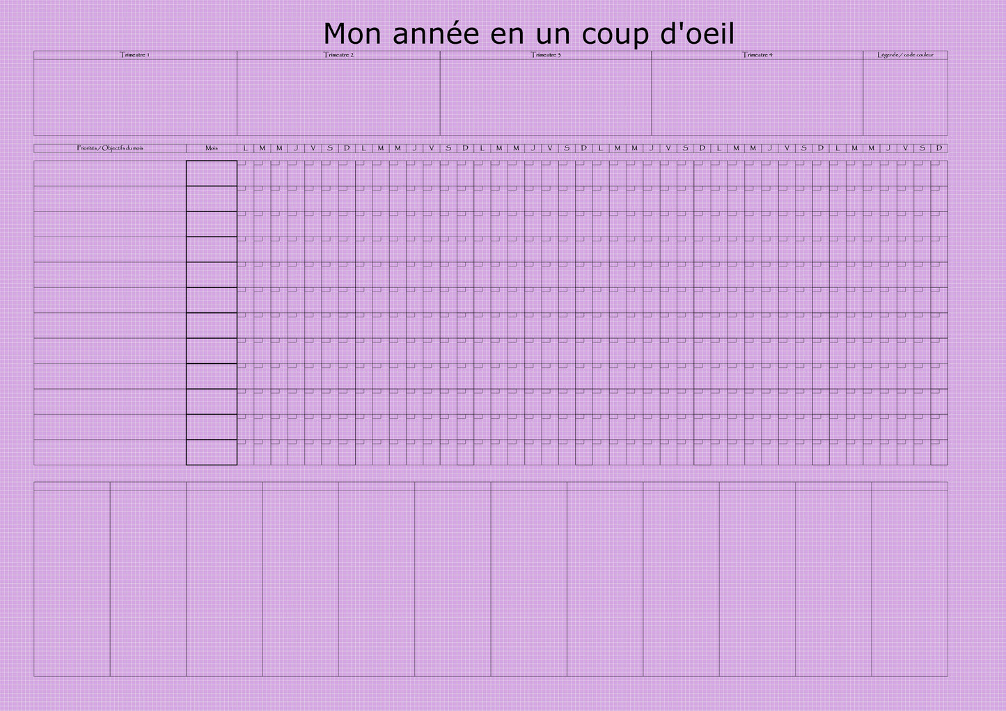 Calendrier Géant
